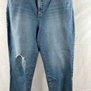 Style&Co 18 Women  High Rise Straight leg 99% Cotton Jeans  Blue